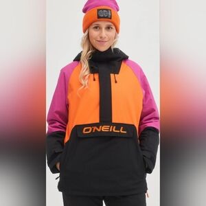 Women's O'Riginals Snow Jacket - Fuchsia Red Colour Block